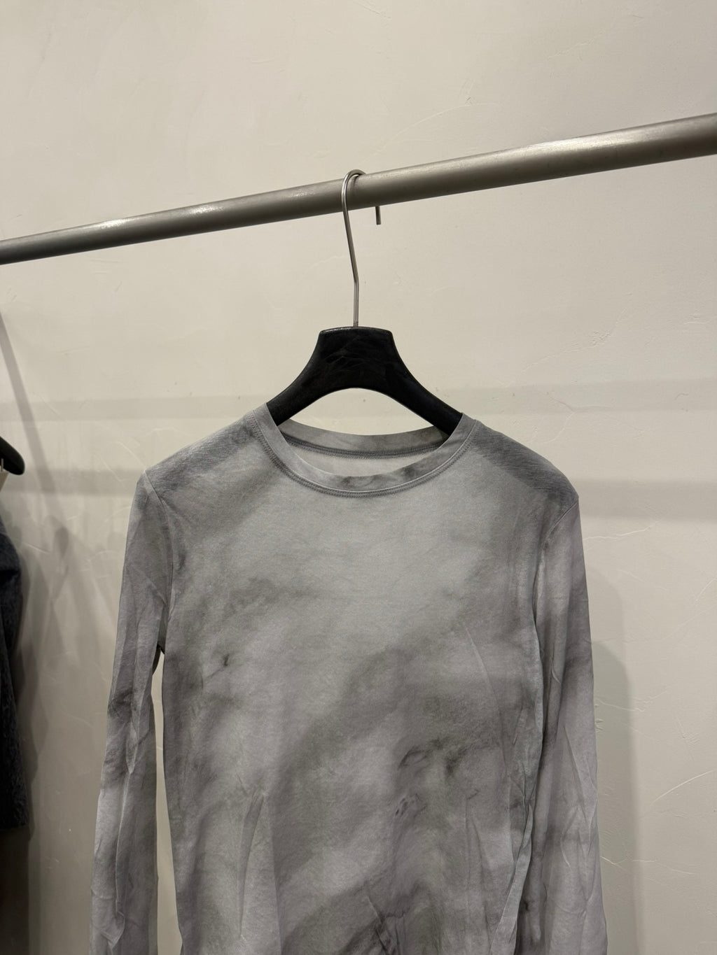 LACHER Trending Women's Tie-Dye Round Neck Long Sleeve T-Shirt - Loose Fit Versatile Spring Top