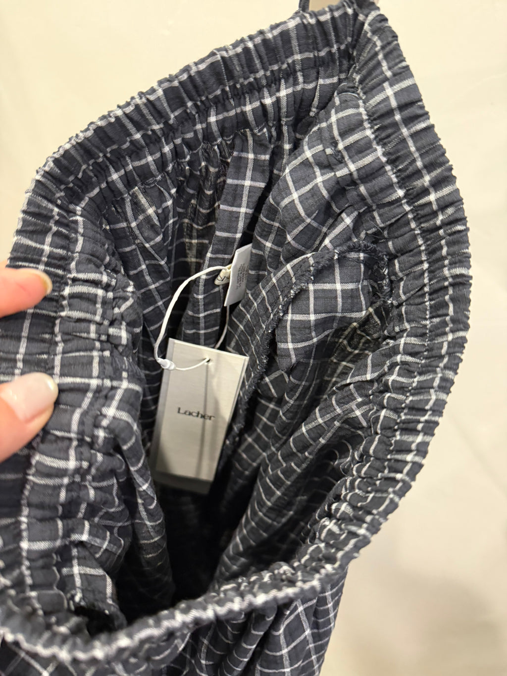 LACHER Designer Choice Plaid Maxi Skirt - Elegant A-Line Casual Long Skirt with Pockets