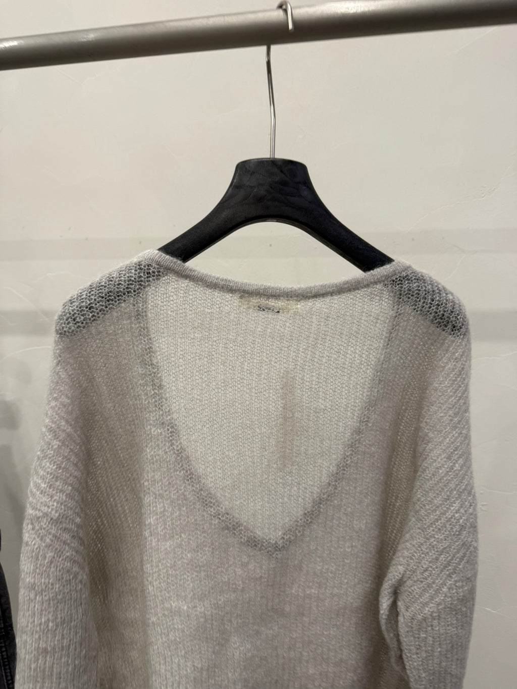 LACHER Premium Wool Blend V-Neck Sweater - Elegant Loose Fit Minimalist Knit