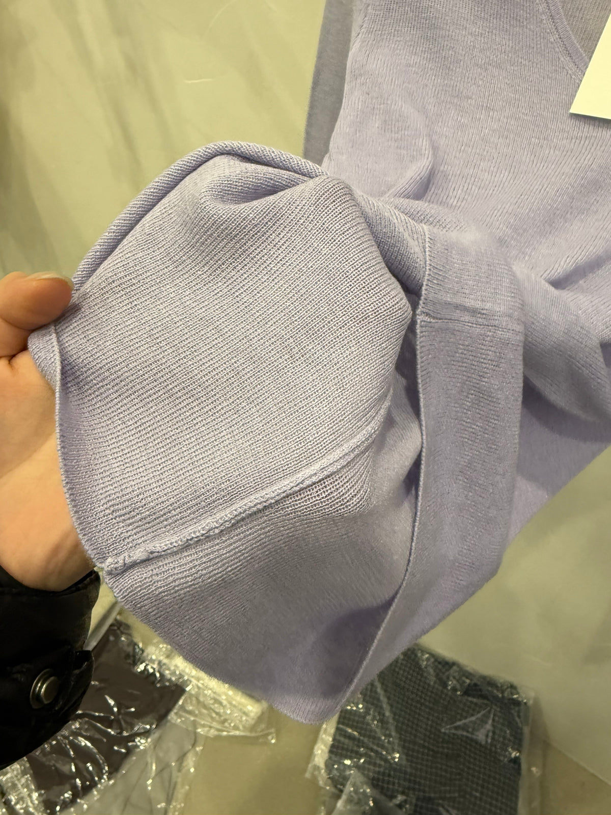 Elegant Wool Blend U-Neck Knit Sweater - Soft & Versatile Solid Color Basic Top for Women