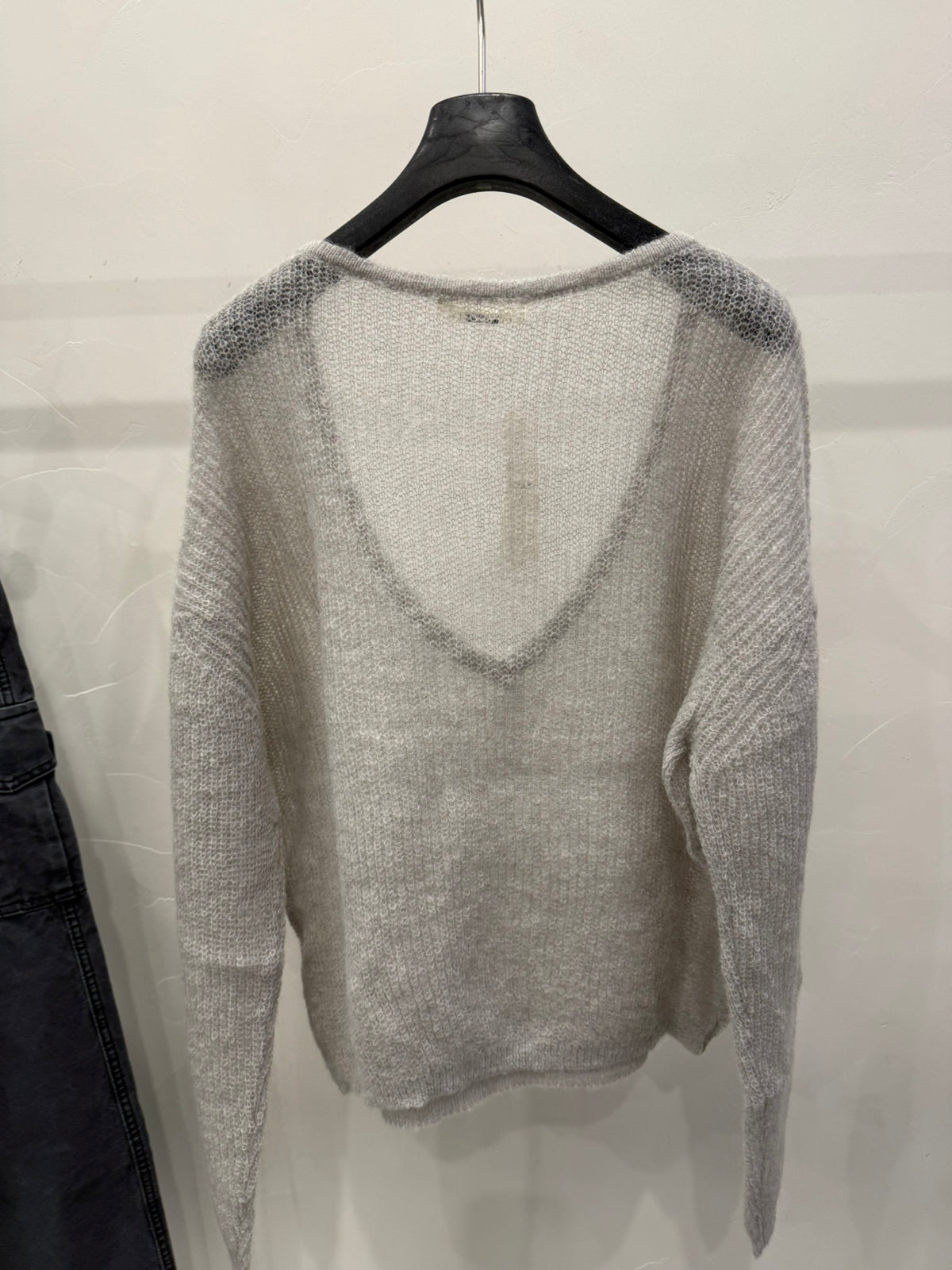 LACHER Premium Wool Blend V-Neck Sweater - Elegant Loose Fit Minimalist Knit