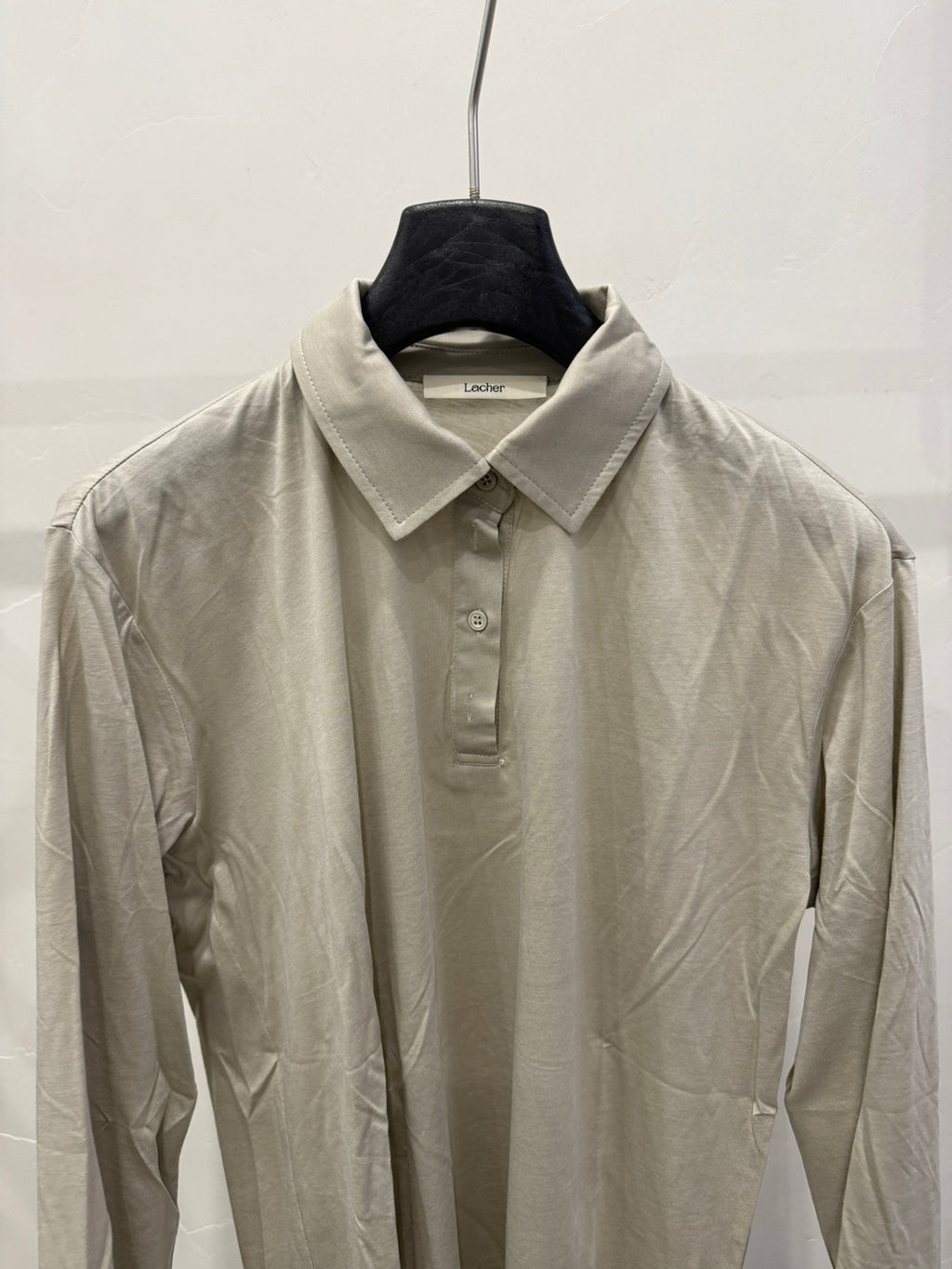 Women's Premium Minimalist Long Sleeve POLO Shirt - Elegant Loose Fit Casual Blouse