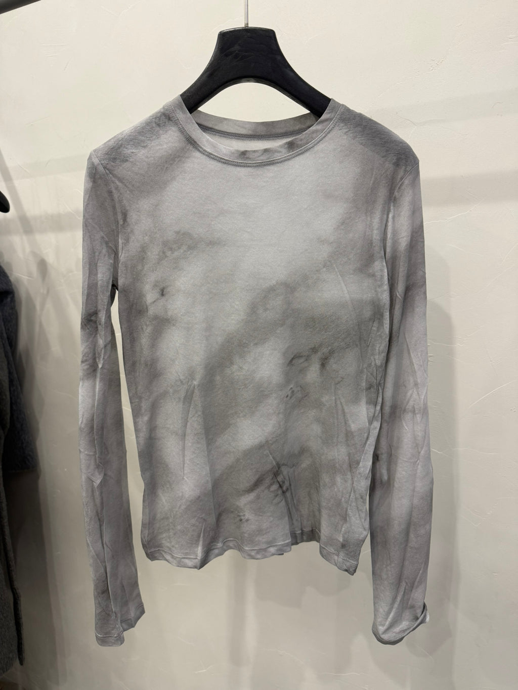 LACHER Trending Women's Tie-Dye Round Neck Long Sleeve T-Shirt - Loose Fit Versatile Spring Top