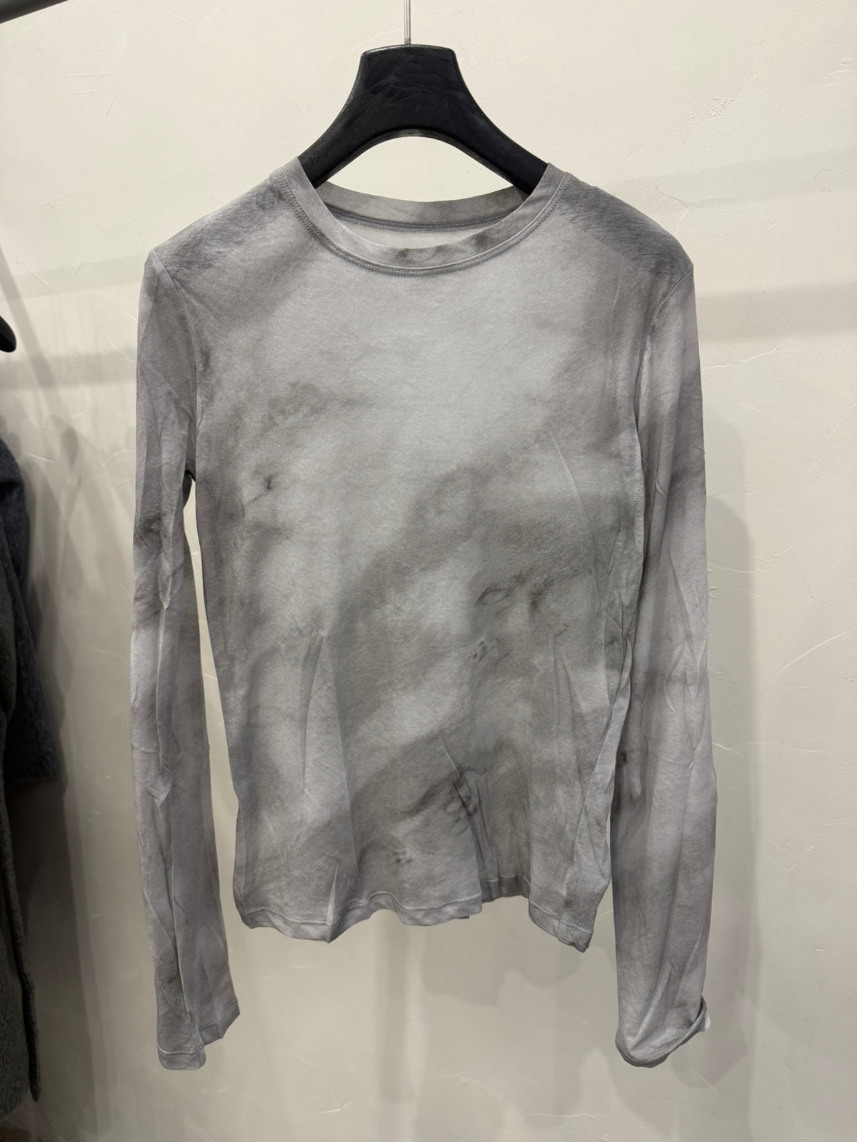 LACHER Trending Women's Tie-Dye Round Neck Long Sleeve T-Shirt - Loose Fit Versatile Spring Top