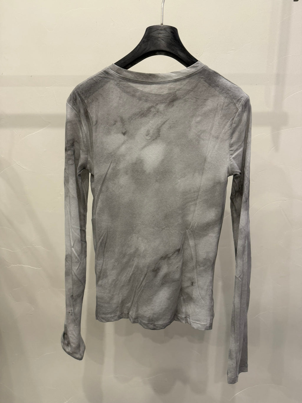 LACHER Trending Women's Tie-Dye Round Neck Long Sleeve T-Shirt - Loose Fit Versatile Spring Top