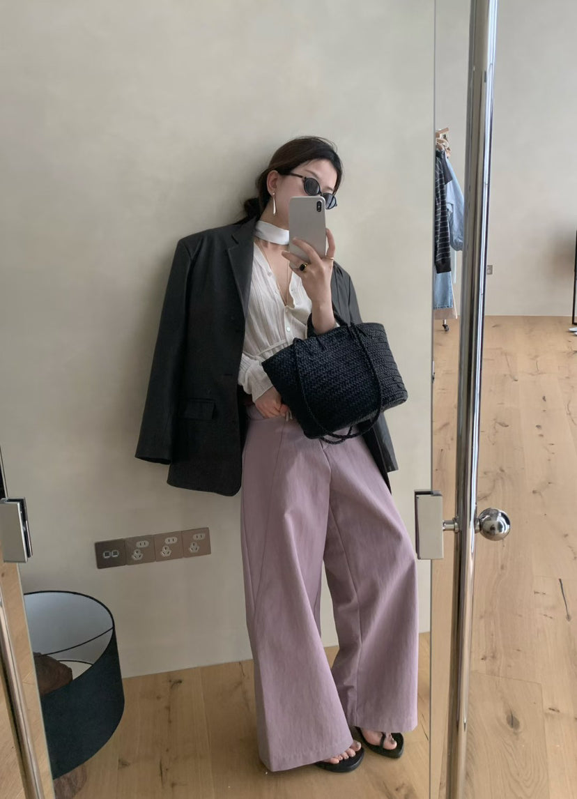 Elegant V-Neck Mohair Blend Cropped Cardigan - Slim Fit Spring Knitwear for Women