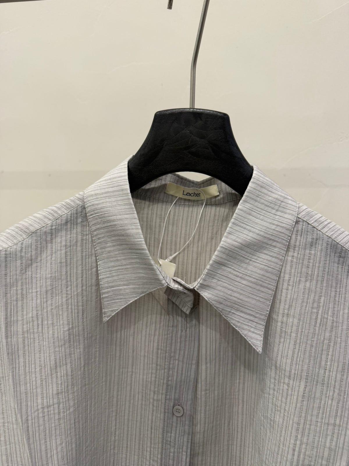 LACHER Korean Style Striped Versatile Commuter Shirt for Women - Spring 2026 Collection