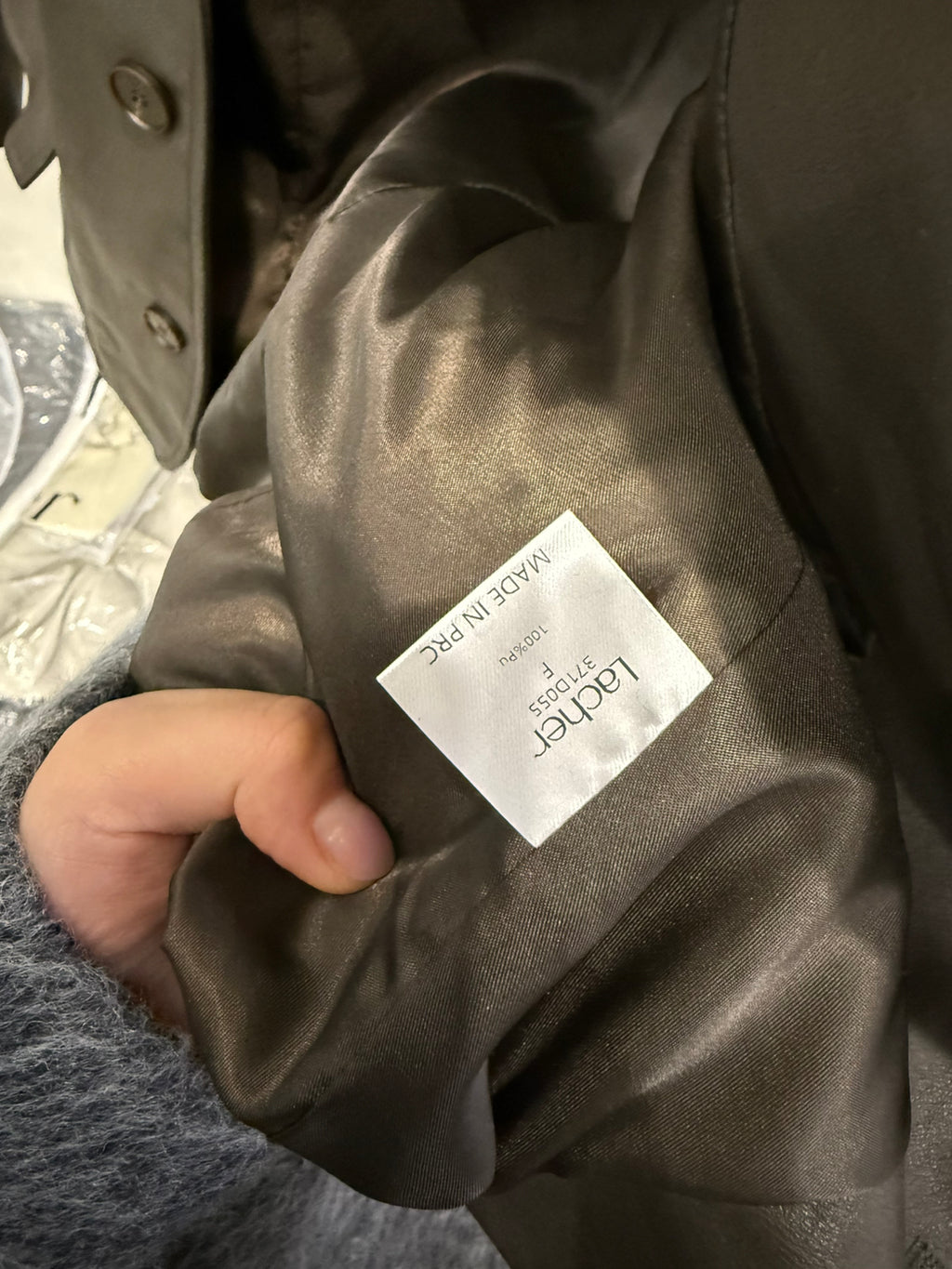 LACHER Premium Distressed Oil-Waxed Leather Blazer - Vintage Oversized Broad-Shoulder Friendly Spring Suit