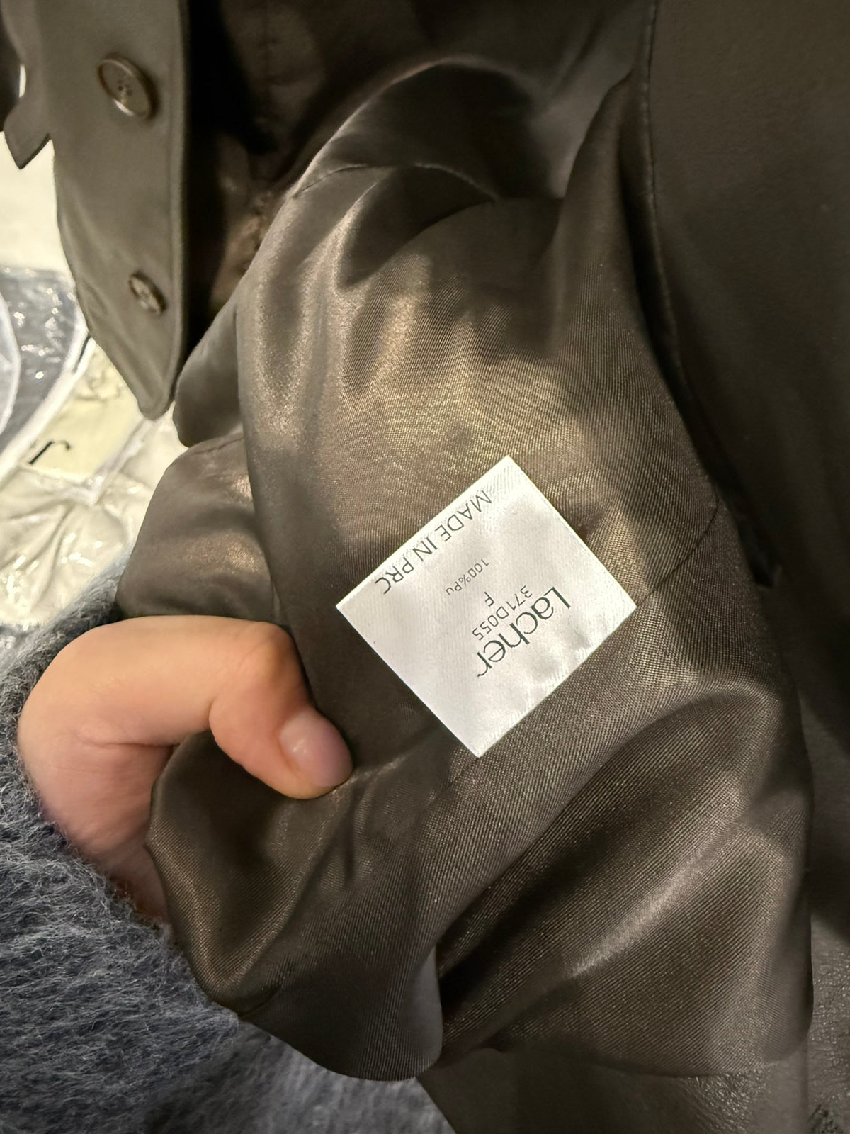 LACHER Premium Distressed Oil-Waxed Leather Blazer - Vintage Oversized Broad-Shoulder Friendly Spring Suit