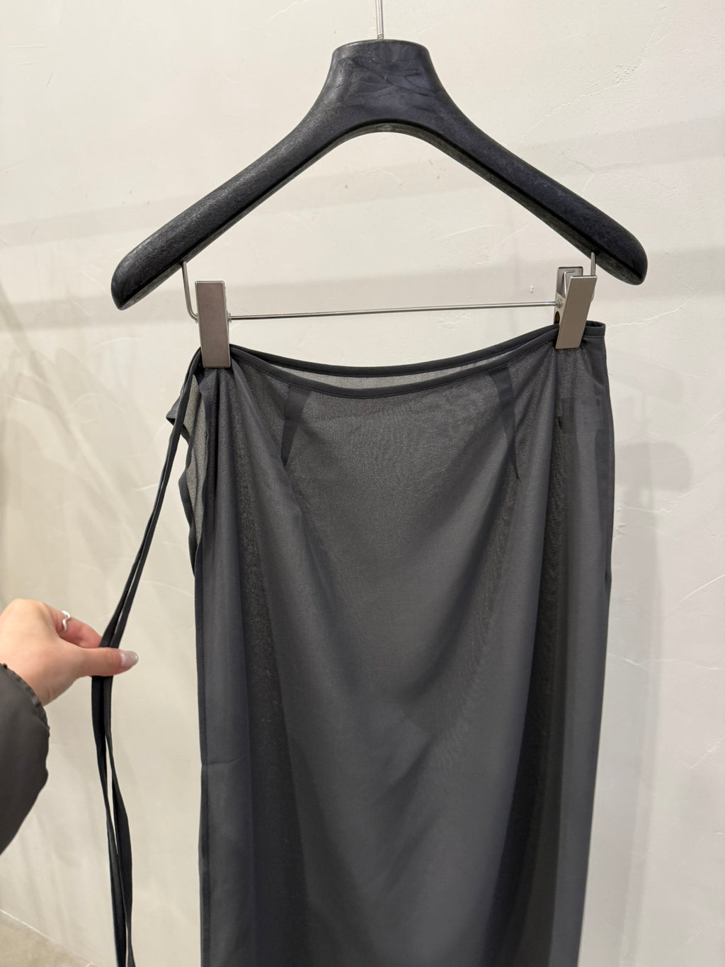 LACHER Chic Sheer Tulle Layering Skirt - Versatile Mesh Skirt Extender for Spring Street Style