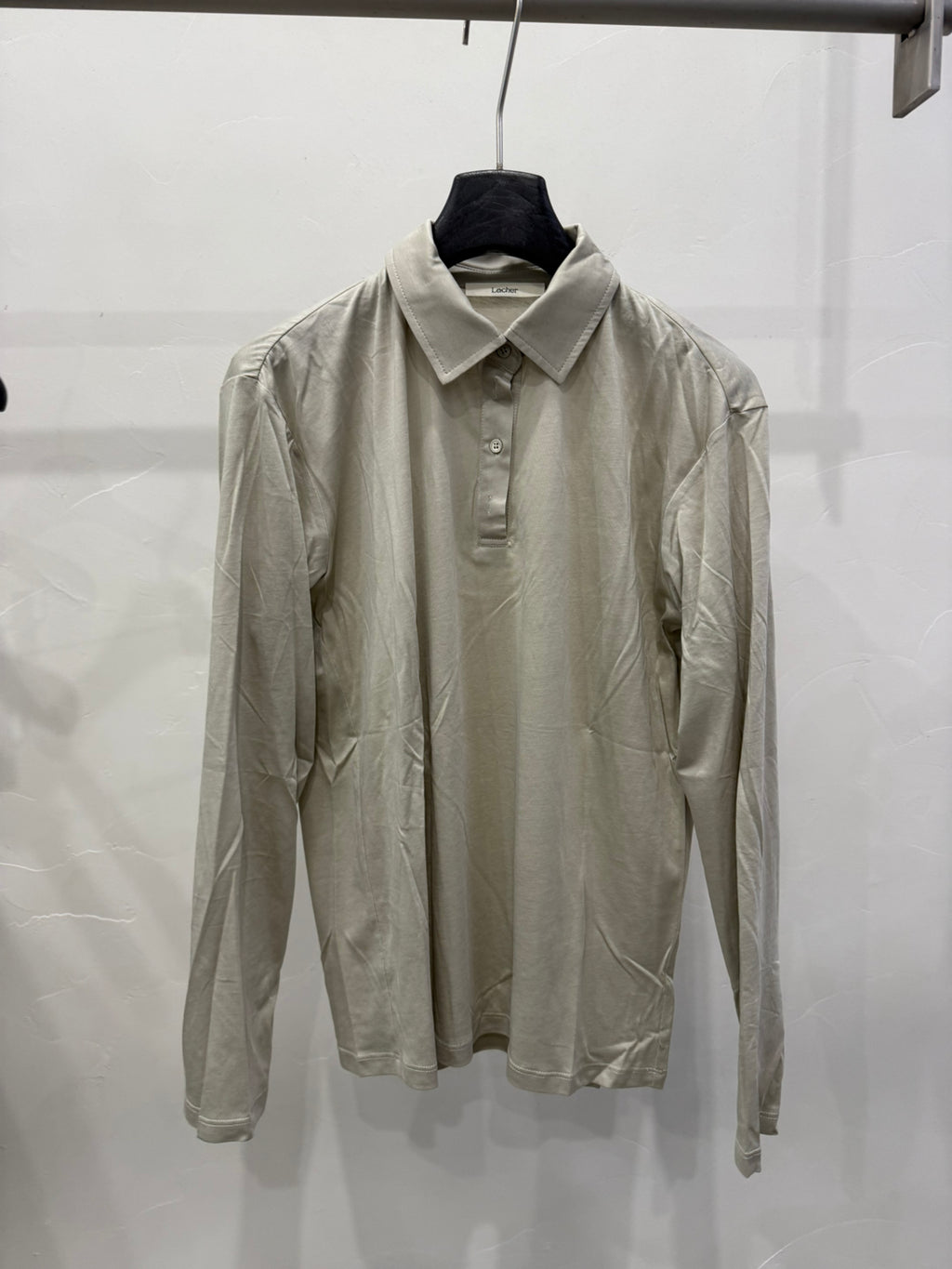 Women's Premium Minimalist Long Sleeve POLO Shirt - Elegant Loose Fit Casual Blouse