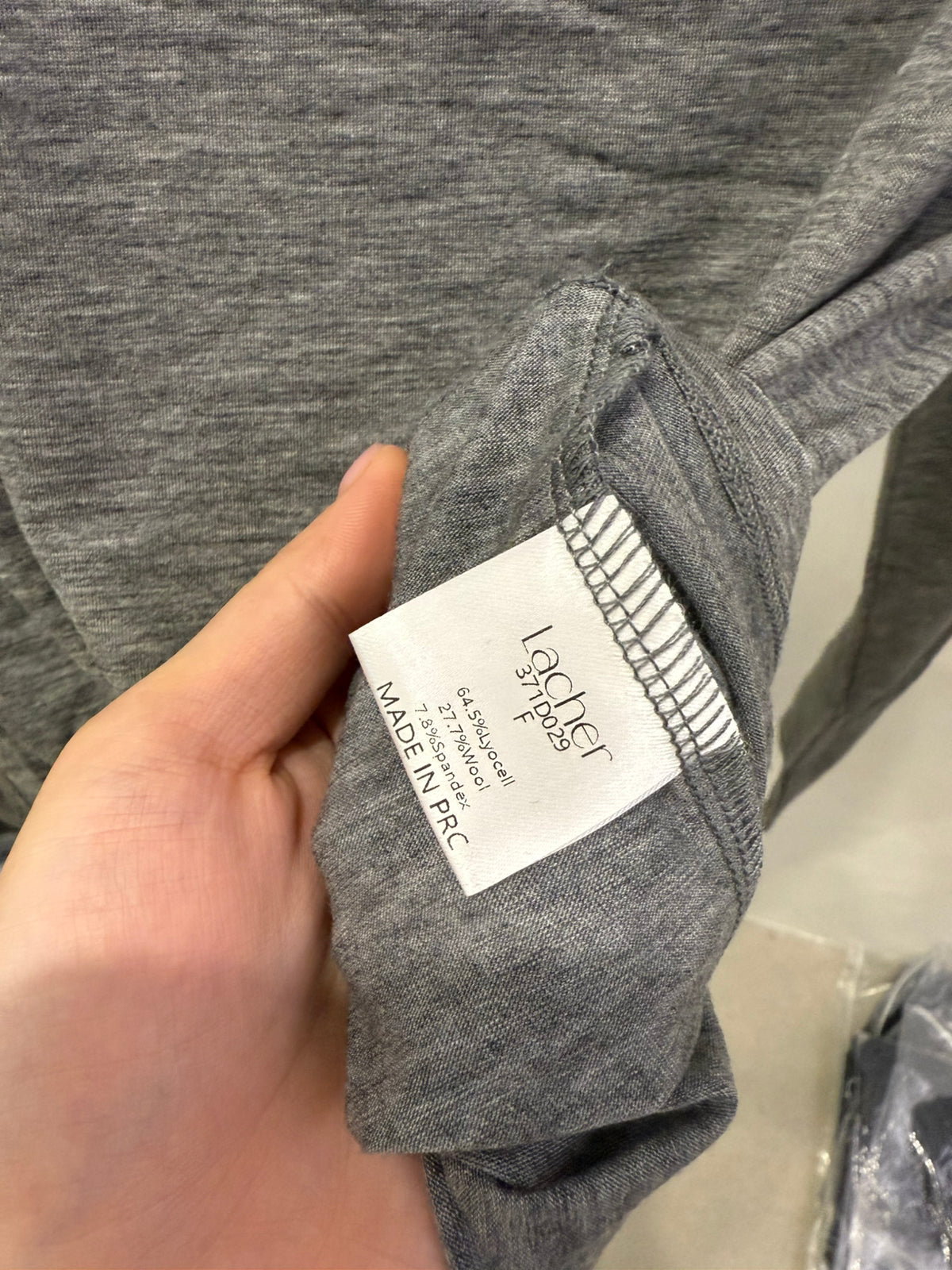 LACHER Premium Wool Blend U-Neck Slim Fit Long Sleeve T-Shirt - Minimalist Elegant Base Layer