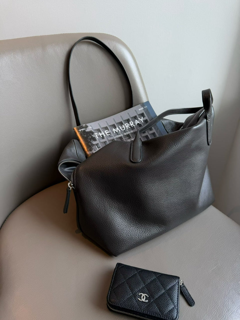 LACHER Minimalist Designer High-End Heavy Work Shoulder Bag