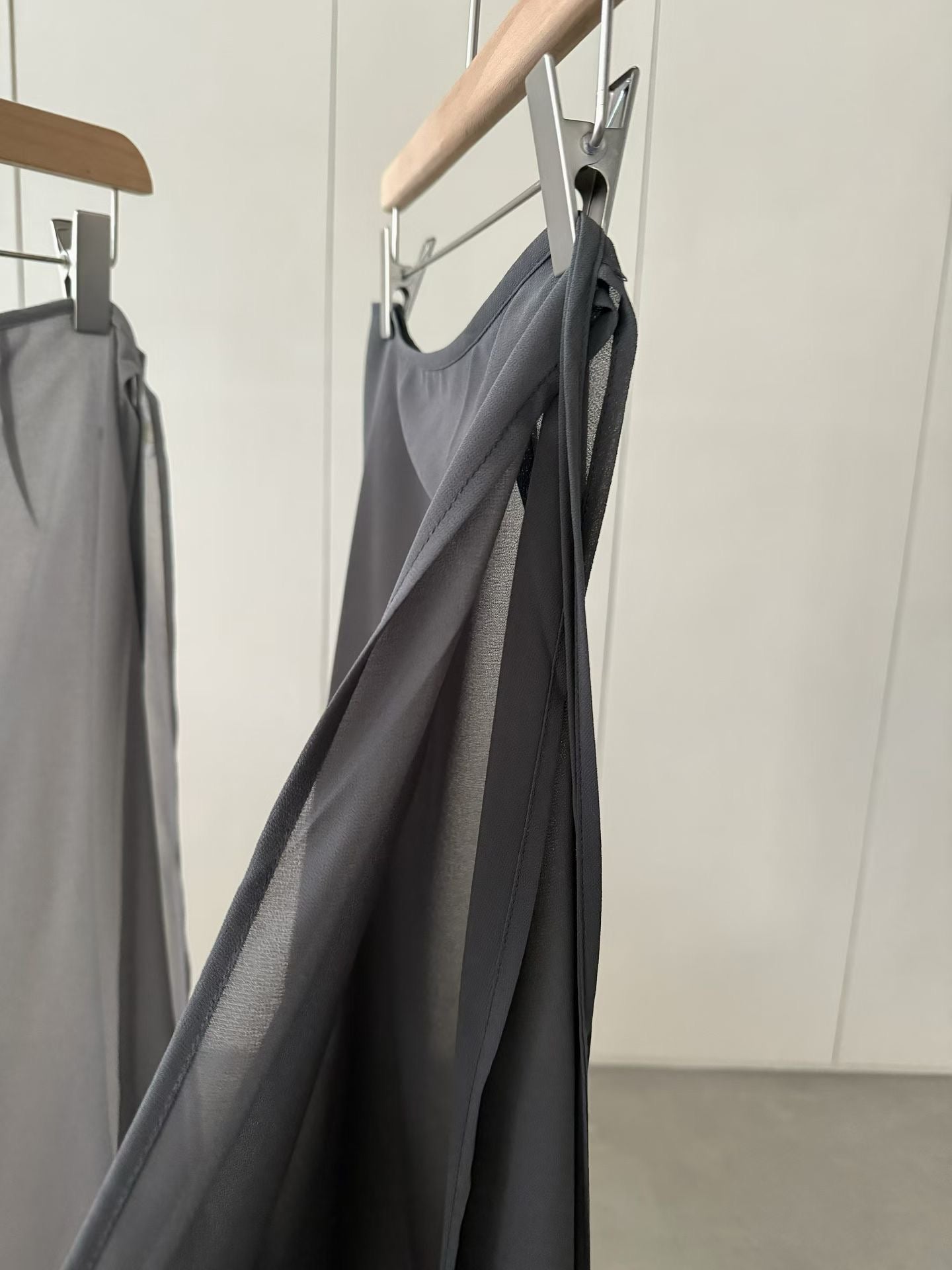 LACHER Chic Sheer Tulle Layering Skirt - Versatile Mesh Skirt Extender for Spring Street Style