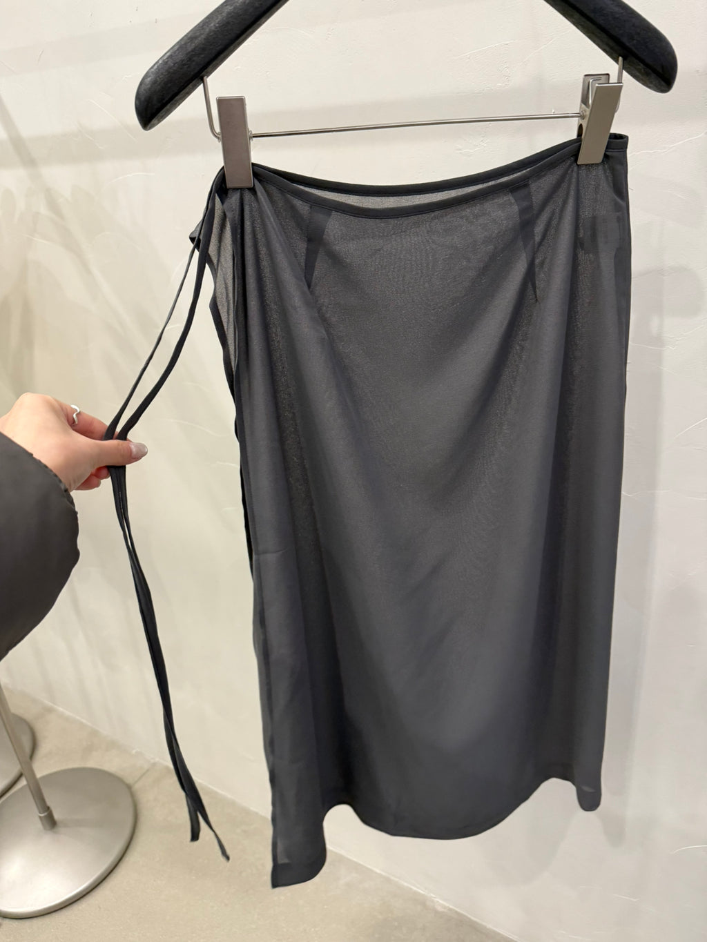 LACHER Chic Sheer Tulle Layering Skirt - Versatile Mesh Skirt Extender for Spring Street Style