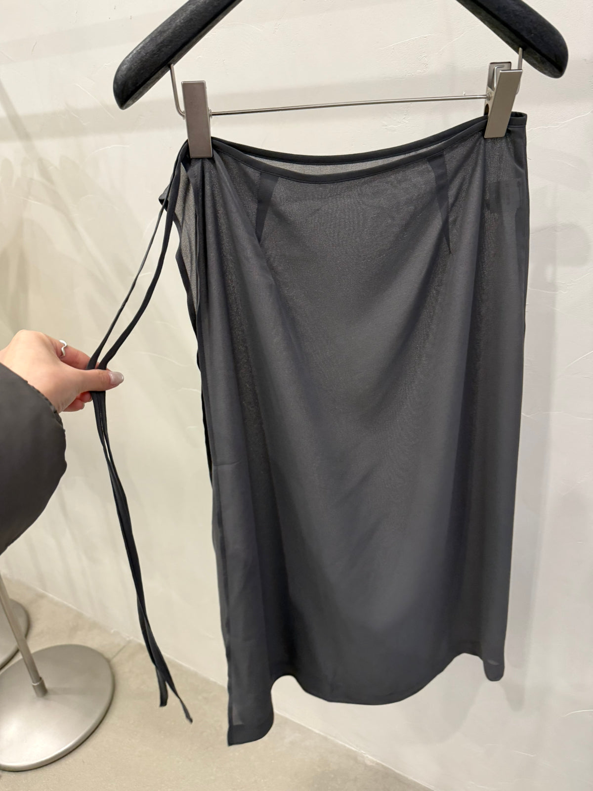 LACHER Chic Sheer Tulle Layering Skirt - Versatile Mesh Skirt Extender for Spring Street Style