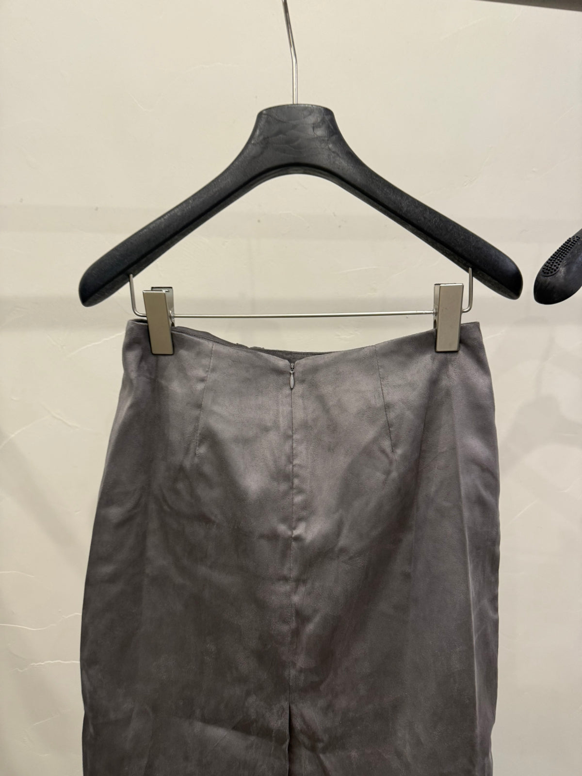 LACHER French Ruffle Trim Midi Skirt - Slimming Elegant Pleated A-Line Skirt for Women