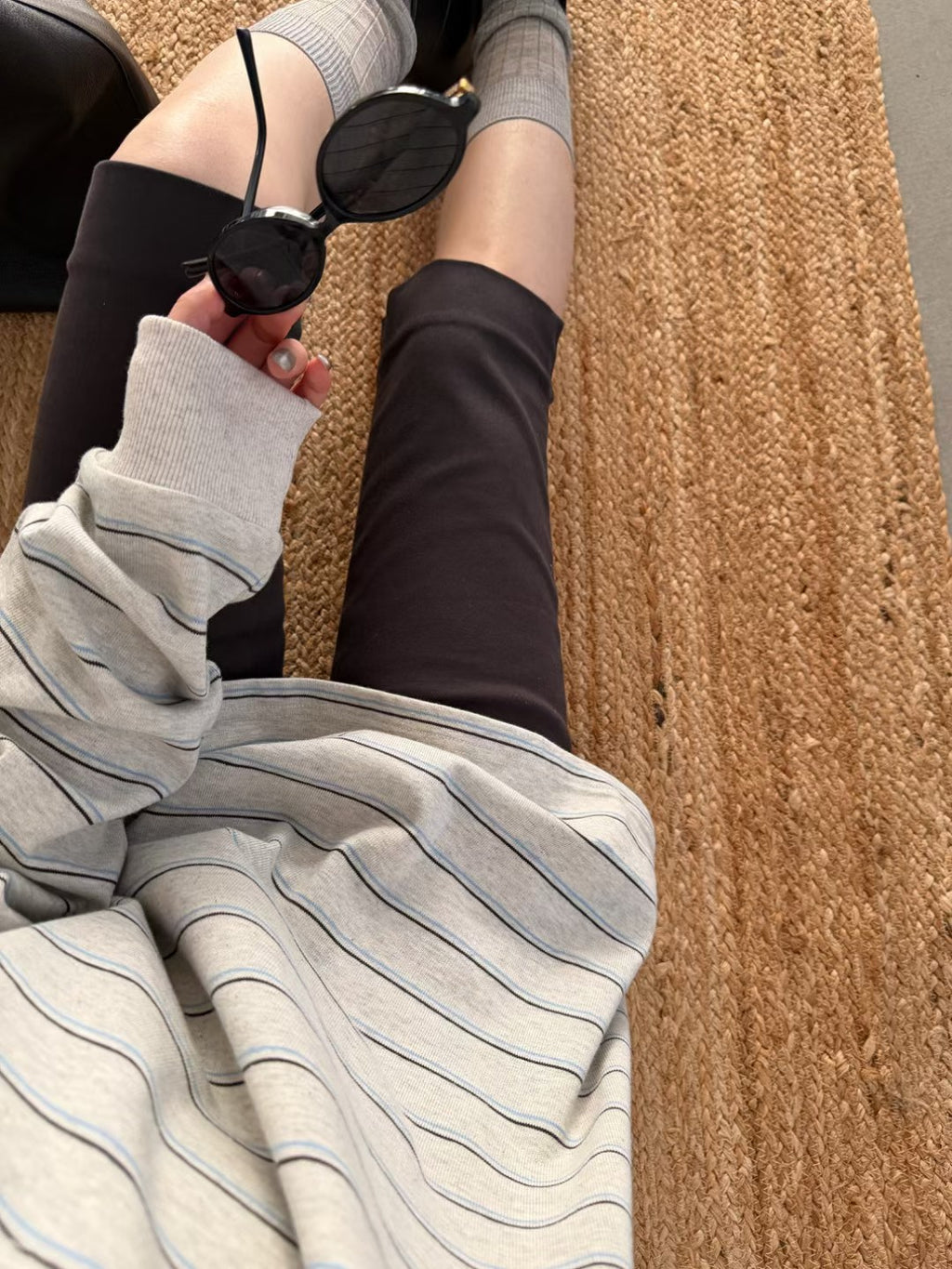 LACHER Premium Striped Polo Shirt - Casual Luxury Contrast Stitching Loose Fit Top