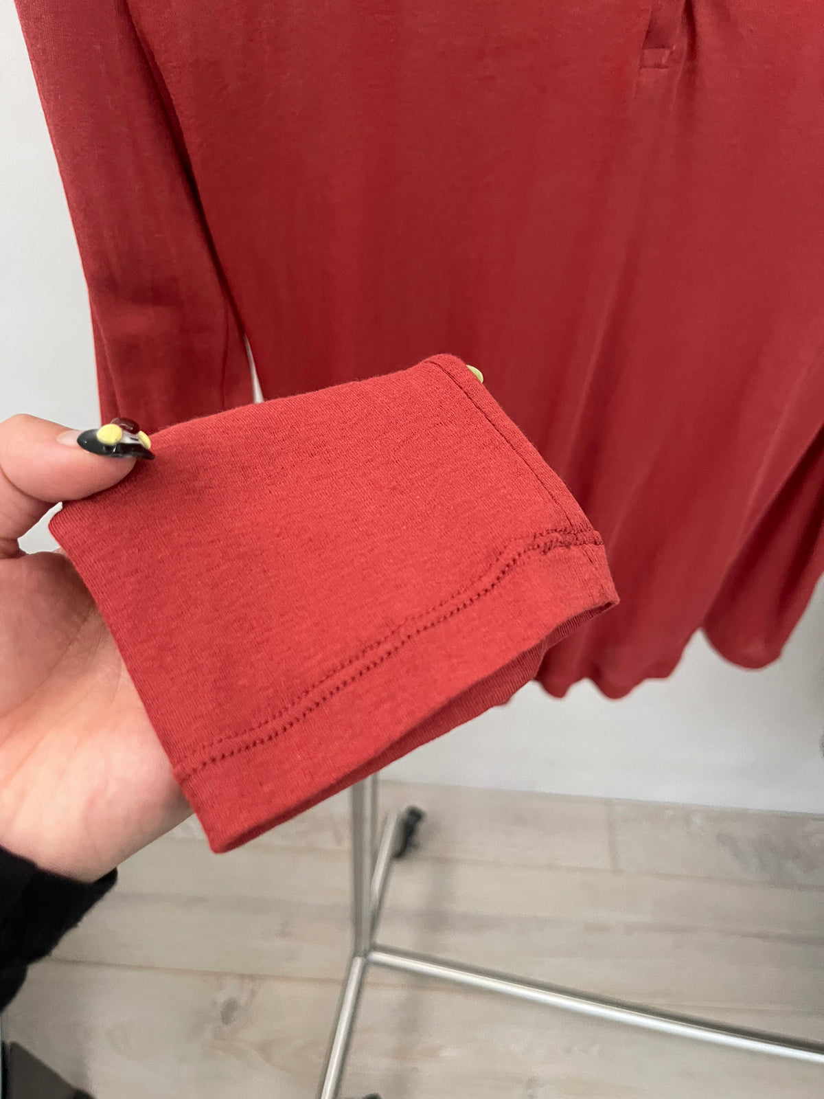 Premium Korean Style V-Neck Long Sleeve Basic Top - Elegant Loose Fit Autumn Blouse