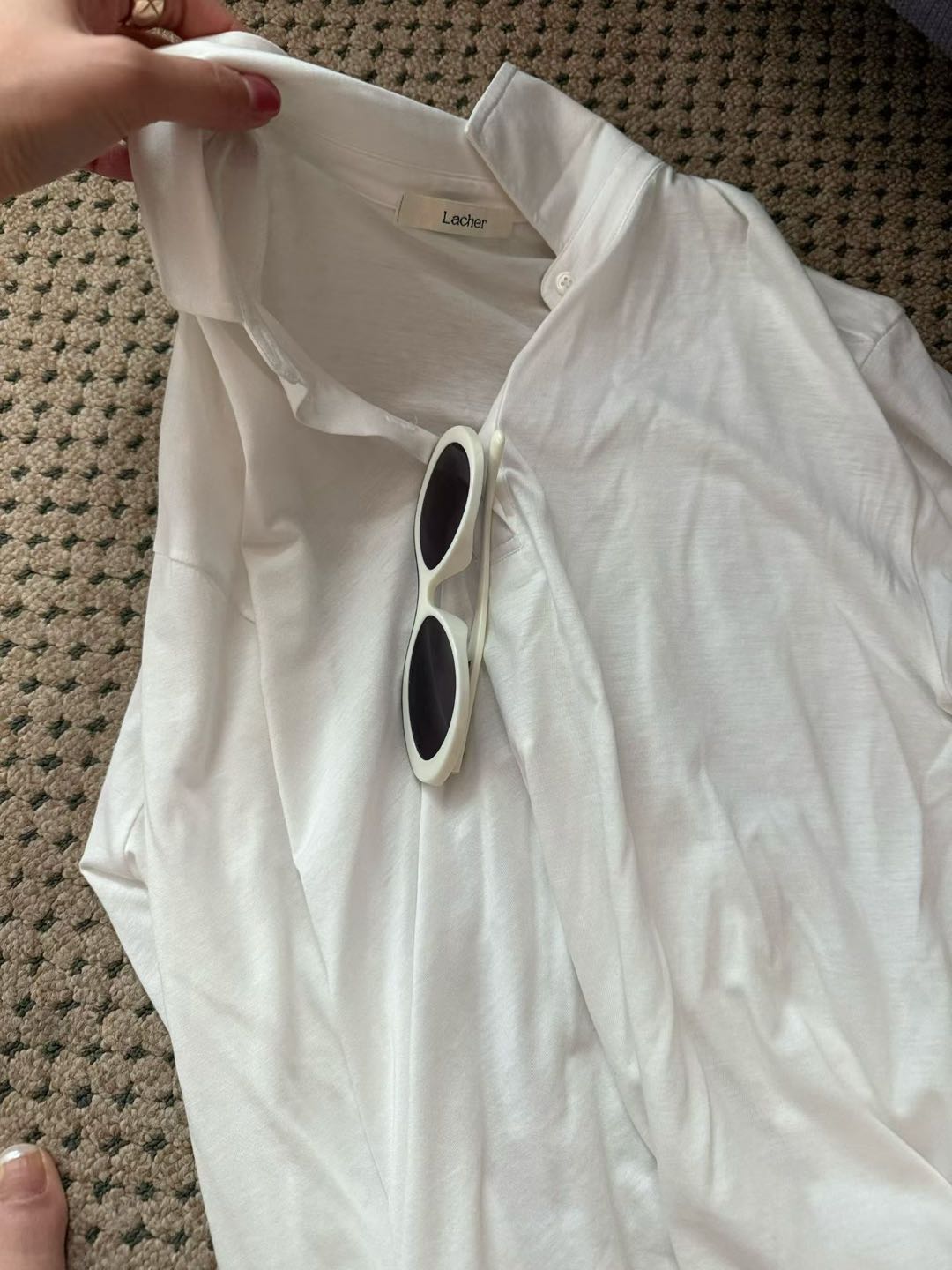 Women's Premium Minimalist Long Sleeve POLO Shirt - Elegant Loose Fit Casual Blouse