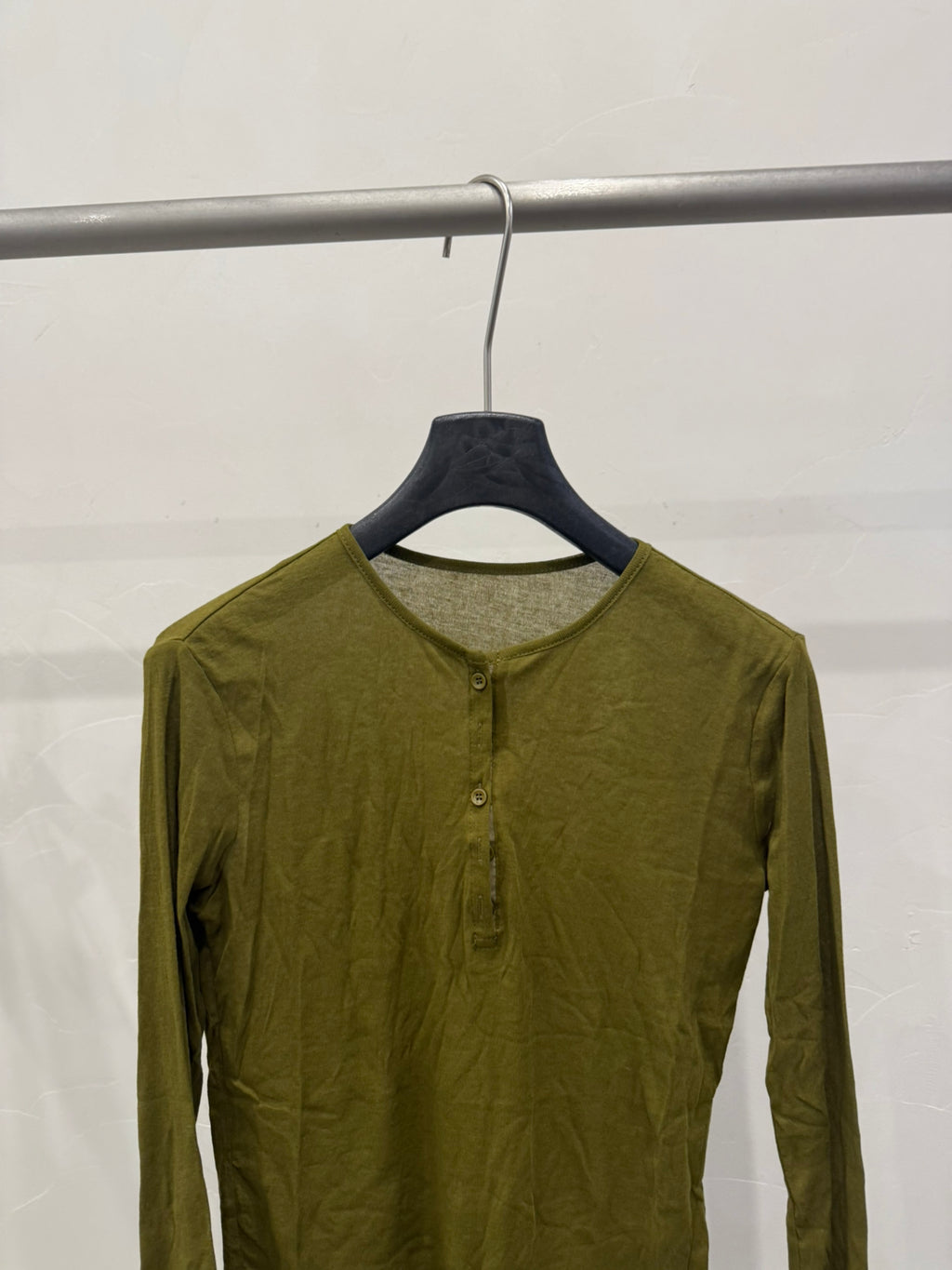 Xiaohongshu Trending! [LACHER] 6-Color High-Twist Yarn Base Layer Revival! New Colors Added, Viral Bestseller Returns! Minimalist Versatile Solid Color Base Layer Long-Sleeve T-Shirt 371D069# SYYY