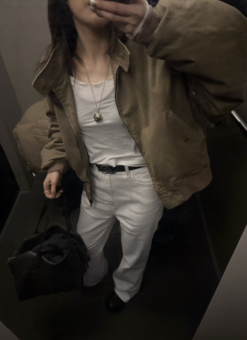 Women's High-Waisted Slimming Flare Jeans - Elegant Spring Solid Color Washed Denim Trousers