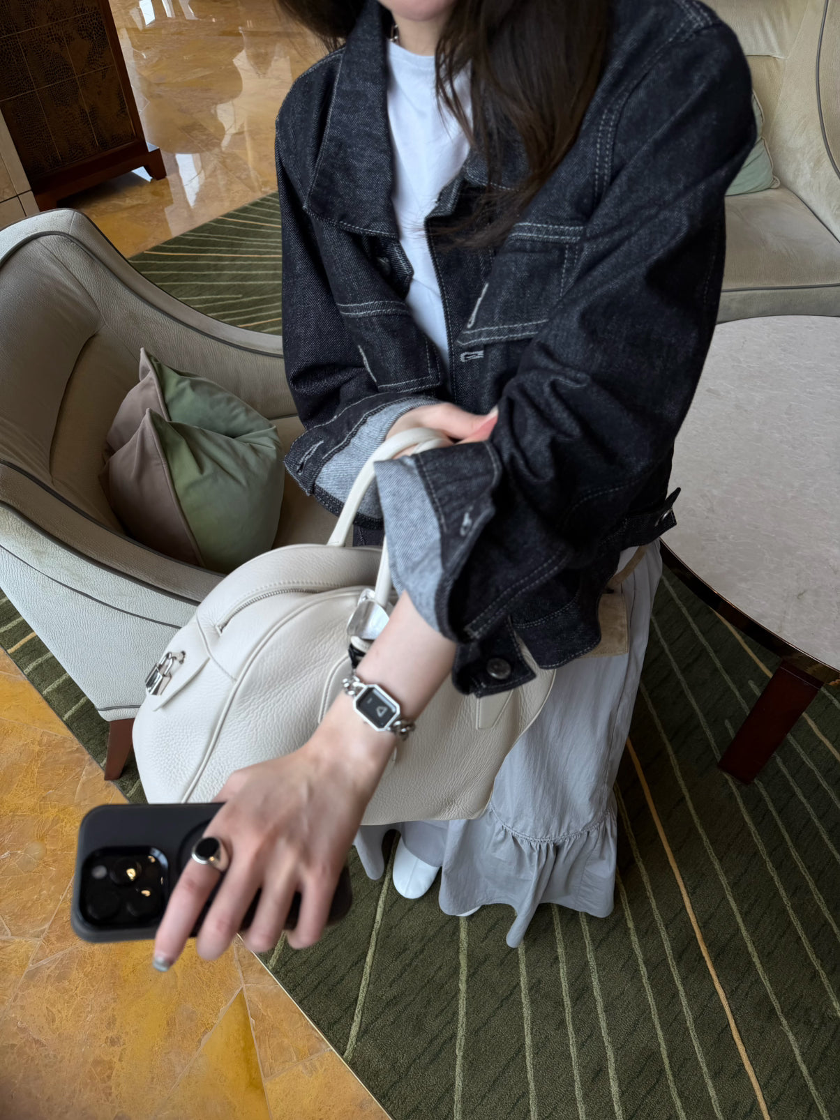 LACHER Vintage Washed Versatile Denim Jacket - Women's Fashion Trending Outerwear