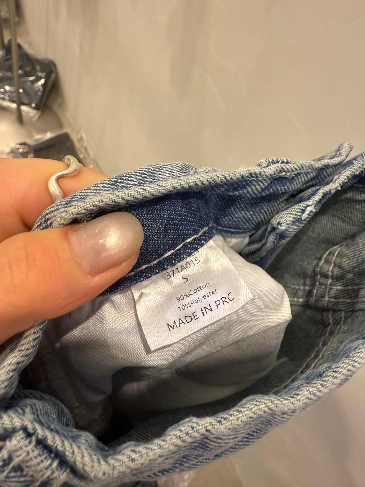 LACHER Designer Collection Distressed Wide-Leg Ripped Gradient Jeans