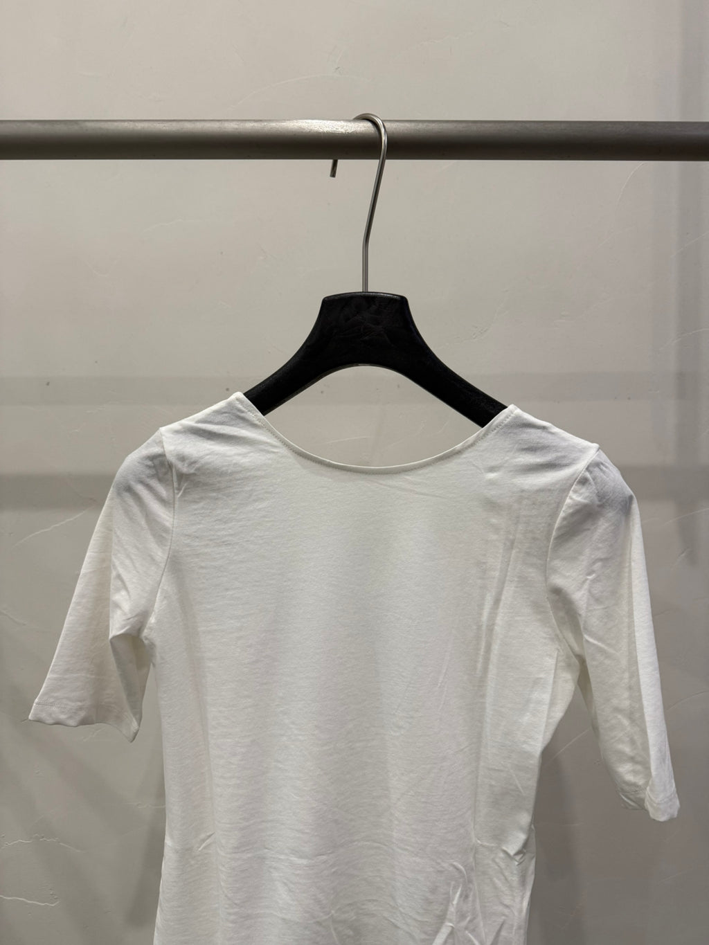 LACHER 2026 Early Spring Chic Round Neck Hollow-Out Short Sleeve T-Shirt - Elegant Loose Fit Tee