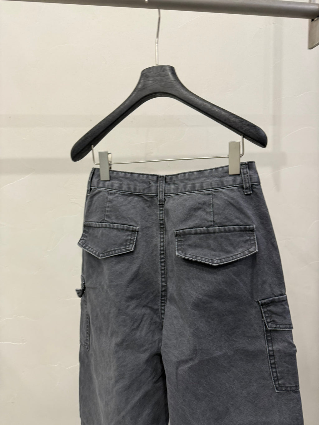 Little Red Book Trending! [LACHER] Best-selling Workwear Jeans! Cargo Style Loose Distressed Wash Straight Leg Denim Pants 371A026# SYYY