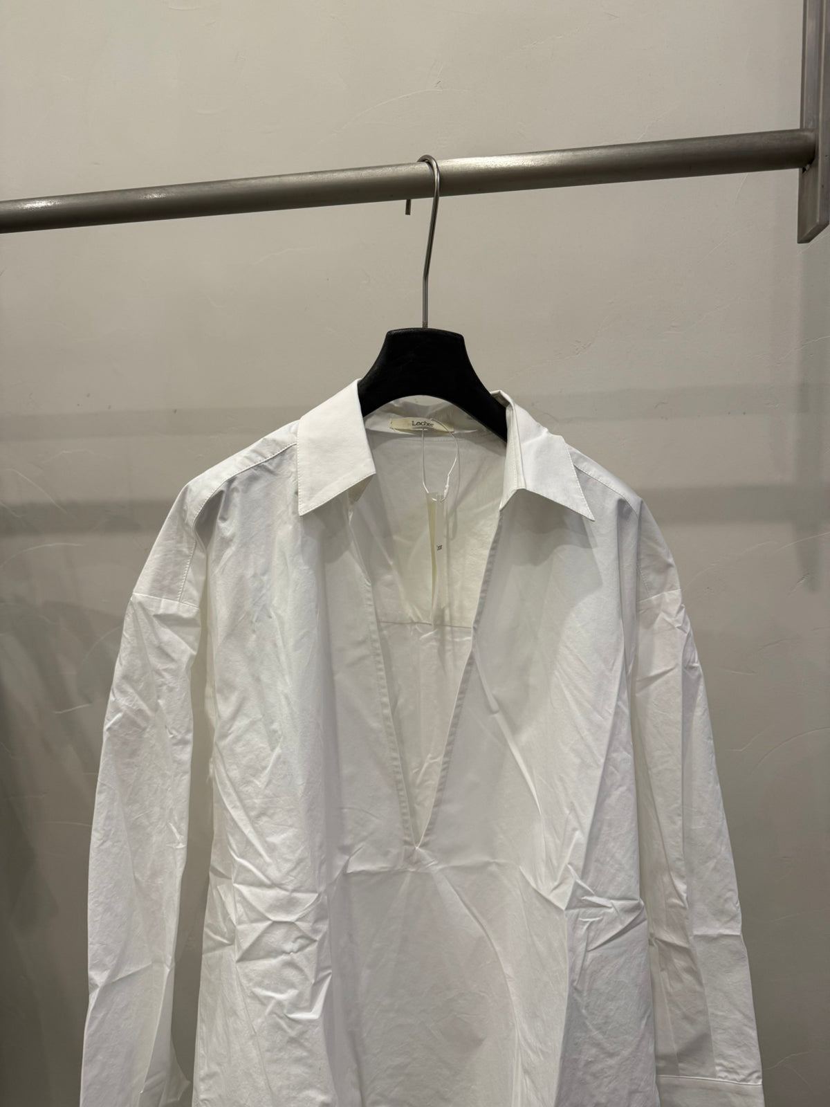 LACHER Korean Minimalist Sophisticated Long Sleeve Shirt - Trendy Business Casual Blouse