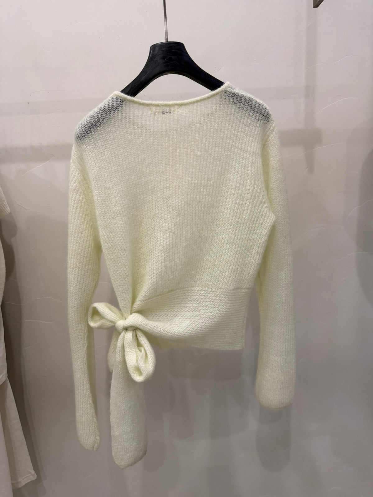 LACHER Chic Hem-Tie Knit Sweater - Soft Skin-Friendly Spring Pullover