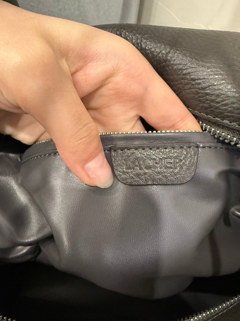 LACHER Minimalist Designer High-End Heavy Work Shoulder Bag